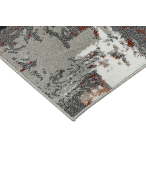 Alpine Ehra Rust Abstract Area Rug