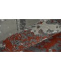 Alpine Ehra Rust Abstract Area Rug