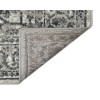 Amer Alpine Fany Dark Gray Bordered Runner Rug 2'7" x 10'