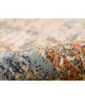 Amer Allure Clovis Orange Abstract Area Rug 7'9"x9'9"