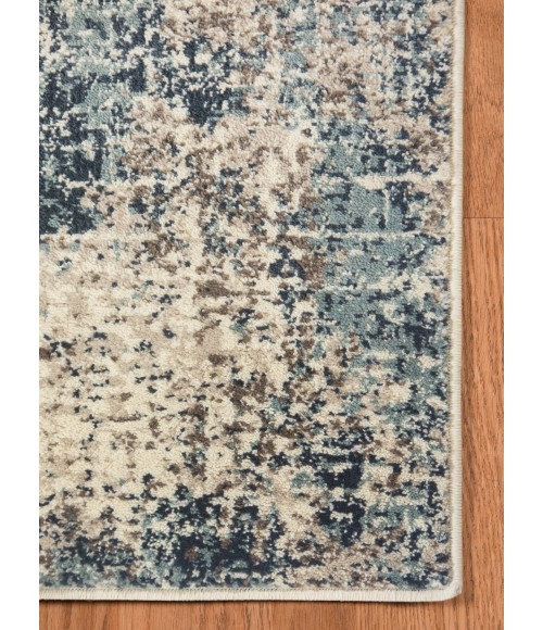 Amer Allure Benson Blue Abstract Area Rug 2'x3'