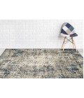 Amer Allure Benson Blue Abstract Area Rug 2'x3'