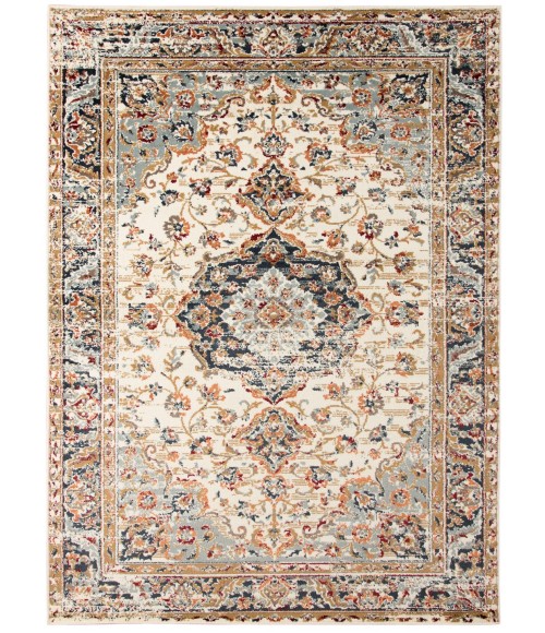 Amer Allure Lanette Ivory Medallion Area Rug 7'9"x9'9"