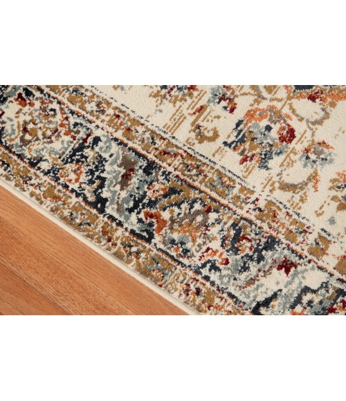 Amer Allure Lanette Ivory Medallion Area Rug 7'9"x9'9"