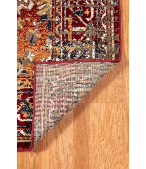 Amer Allure Pelham Red Medallion Area Rug 7'9"x9'9"