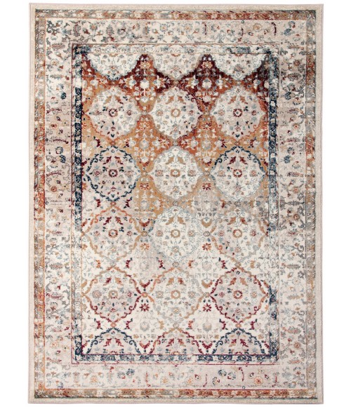Amer Allure Samson Beige Bordered Area Rug 2'x3'