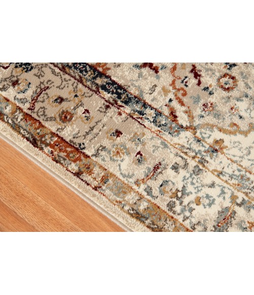 Amer Allure Samson Beige Bordered Area Rug 2'x3'