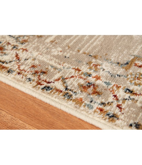 Amer Allure Marmet Gold Medallion Area Rug 7'9"x9'9"