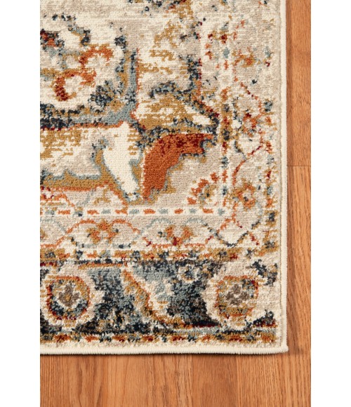 Amer Allure Marmet Gold Medallion Area Rug 7'9"x9'9"