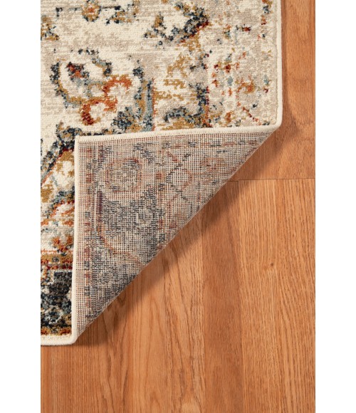 Amer Allure Marmet Gold Medallion Area Rug 7'9"x9'9"
