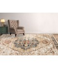Amer Allure Marmet Gold Medallion Area Rug 7'9"x9'9"