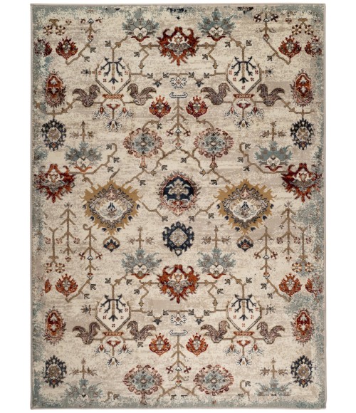 Amer Allure Elina Beige Oriental Area Rug 7'9"x9'9"