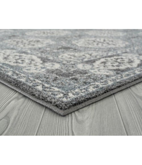 Amer Alexandria Banbury Blue Bordered Area Rug 2'x3'