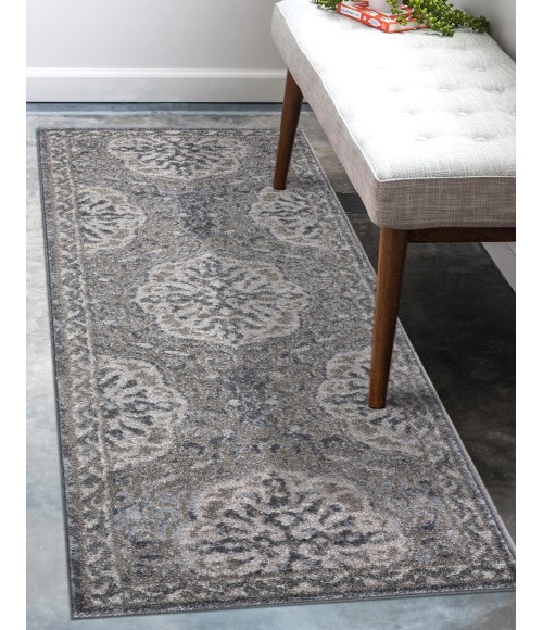 Amer Alexandria Banbury Walnut Bordered Area Rug 8'9"x11'9"