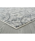 Amer Alexandria Ivey Light Blue Floral Runner Rug 2'x6'