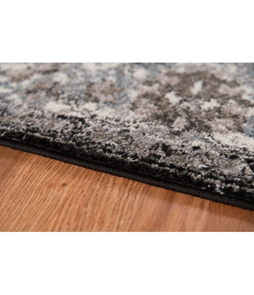 Amer Alexandria Cheally Black Bordered Area Rug 2'x3'