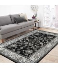 Amer Alexandria Cheally Black Bordered Area Rug 2'x3'