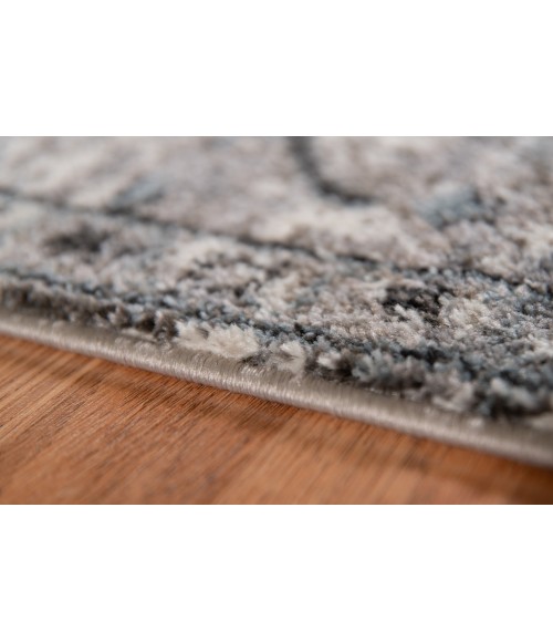 Amer Alexandria Chaves Gray Medallion Area Rug 2'x3'