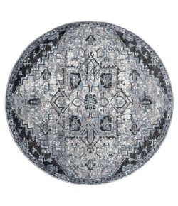 Amer Alexandria ALX-49 Chaves Gray Area Rug 6 ft. 7 in. X 6 ft. 7 in.R Round