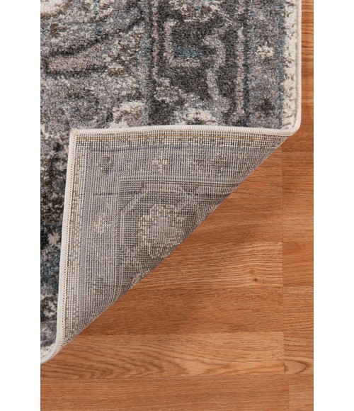 Amer Alexandria Earley Taupe Medallion Runner Rug 2'6"x10'3"