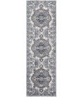 Amer Alexandria Earley Taupe Medallion Runner Rug 2'x6'