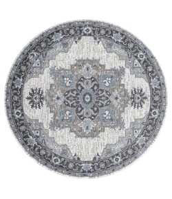 Amer Alexandria ALX-51 Earley Taupe Area Rug 6 ft. 7 in. X 6 ft. 7 in.R Round