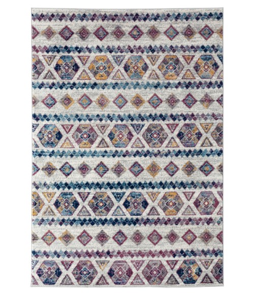 Amer Alexandria Tijera Multi-colored Geometric Area Rug 5'1"x7'6"