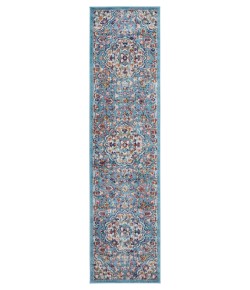 Amer Alexandria ALX-81 Prescott Blue Area Rug 2 ft. 6 in. X 10 ft. 3 in. Runner