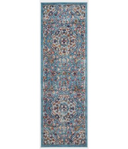 Amer Alexandria ALX-81 Prescott Blue Area Rug 2 ft. X 6 ft. Runner