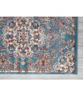 Amer Alexandria Prescott Blue Medallion Area Rug 4'x6'