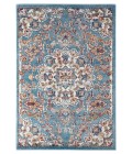 Amer Alexandria Prescott Blue Medallion Area Rug 4'x6'