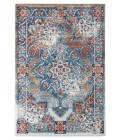 Amer Alexandria Nieve Orange Bordered Area Rug 4'x6'