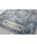 Amer Alexandria Loftus Gray Bordered Area Rug 2'x3'