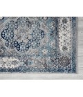 Amer Alexandria Loftus Gray Bordered Area Rug 2'x3'