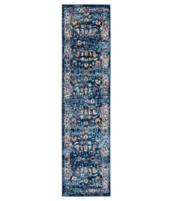 Amer Alexandria ALX-85 Cochise Blue Rug 2 ft. 6 in. X 10 ft. 3 in. Runner