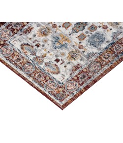 Amer Alexandria Xyryl Brown Floral Runner Rug 2'6" x 10'3"