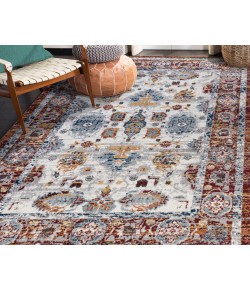 Amer Alexandria Xyryl Brown Floral Area Rug 4' x 6'