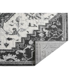 Amer Alexandria Yana Ivory Medallion Runner Rug 2'6" x 10'3"