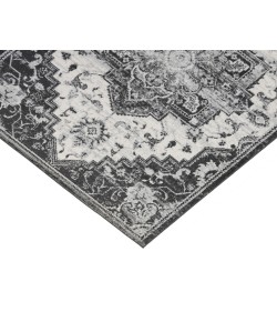 Amer Alexandria Yana Ivory Medallion Runner Rug 2'6" x 10'3"
