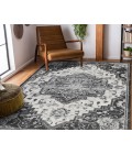 Alexandria Yana Ivory Medallion Area Rug