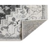 Amer Alexandria Yana Dark Gray Medallion Runner Rug 2'6" x 10'3"