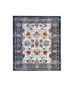 Amer Alexandria Xyryl Blue Floral Area Rug 4' x 6'