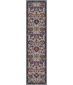 Amer Antiquity ANQ-15 Newent Navy Area Rug 2 ft. 6 in. X 10 ft. Runner