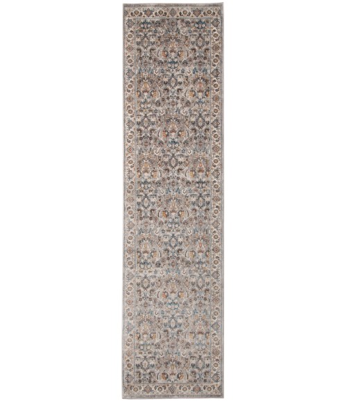 Amer Arcadia Nuulyn Gray Oriental Polyester Runner Rug 2'7"x10'