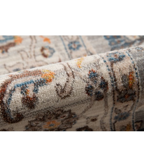 Amer Arcadia Nuulyn Gray Oriental Polyester Runner Rug 2'7"x10'