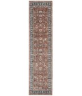 Amer Arcadia Northam Red Oriental Polyester Red Runner Rug 2'7"x10'