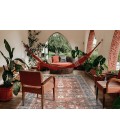 Amer Arcadia Northam Red Oriental Polyester Red Area Rug 2'x3'
