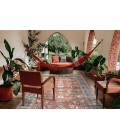 Amer Arcadia Northam Red Oriental Polyester Red Area Rug 5'x7'8"