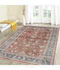Amer Arcadia Northam Red Oriental Polyester Red Area Rug 5'x7'8"