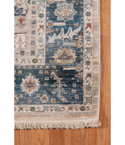 Amer Arcadia Northam Beige Oriental Polyester Area Rug 5'x7'8"